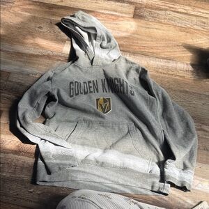 Golden Knights Gray Hooded Pullover Sweater